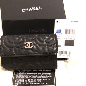 Chanel O-Card Holder  (can fit a lot & free mystery La Mer item & clothes)